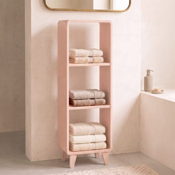 colonne-millefeuille-rose-poudre-salle-de-bain Colonne Millefeuille rose poudre intérieur salle de bain