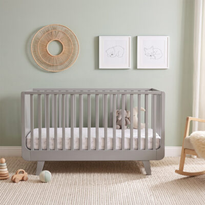 Lit Joli Môme 70x140 gris chambre bébé garçon