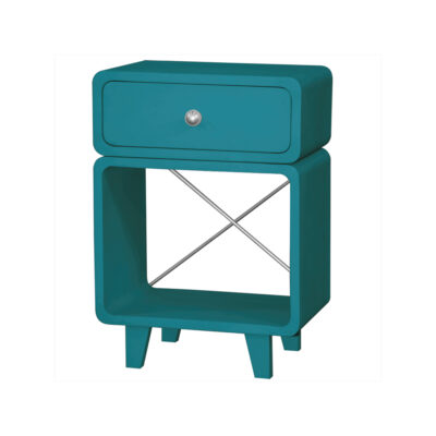CHEZZZ0026 Chevet ZZZ bleu canard