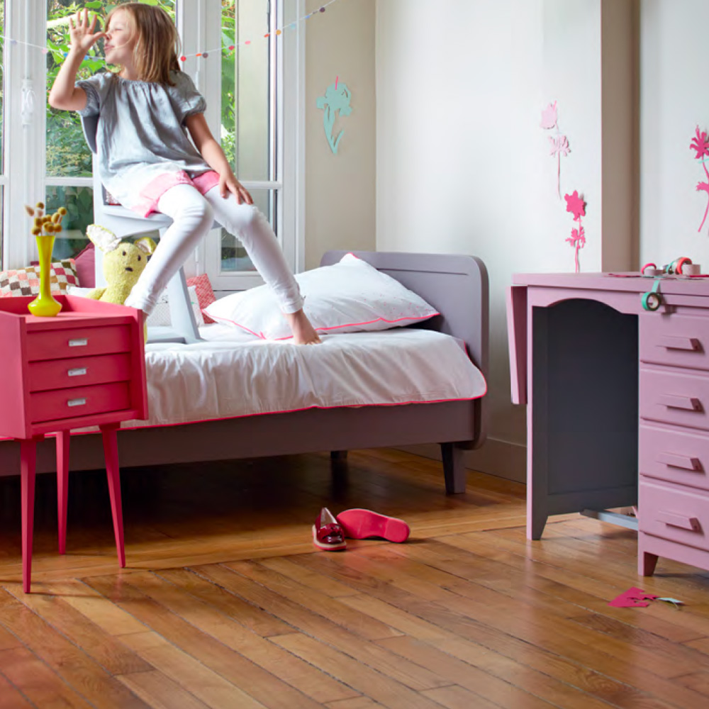 Agencement chambre Laurette contemporaine et colorée