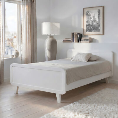 lit-rond-120x200-blanc-deco-classique-chic Lit Rond 120x200 cm blanc ambiance déco classique chic