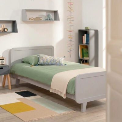 lit-rond-90x200-gris-chambre-garcon Lit Rond 90x200 cm gris chambre garçon