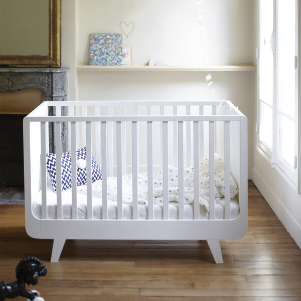 Lit Joli Môme 60x120 cm charbon chambre classique bébé