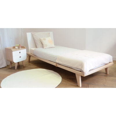 Lit Zen 90x200 cm et chevet Zen
