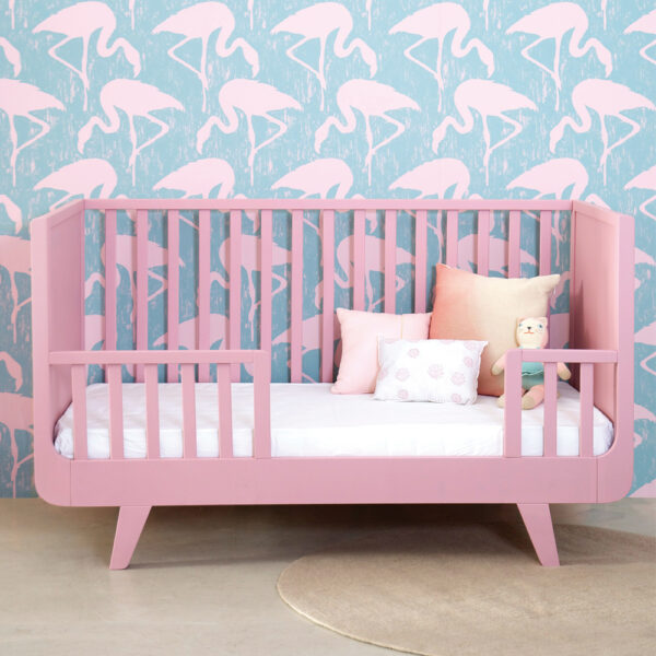 barriere-joli-mome-70x140cm-vieux-rose Barrière évolutive lit Joli Môme 70x140cm vieux rose