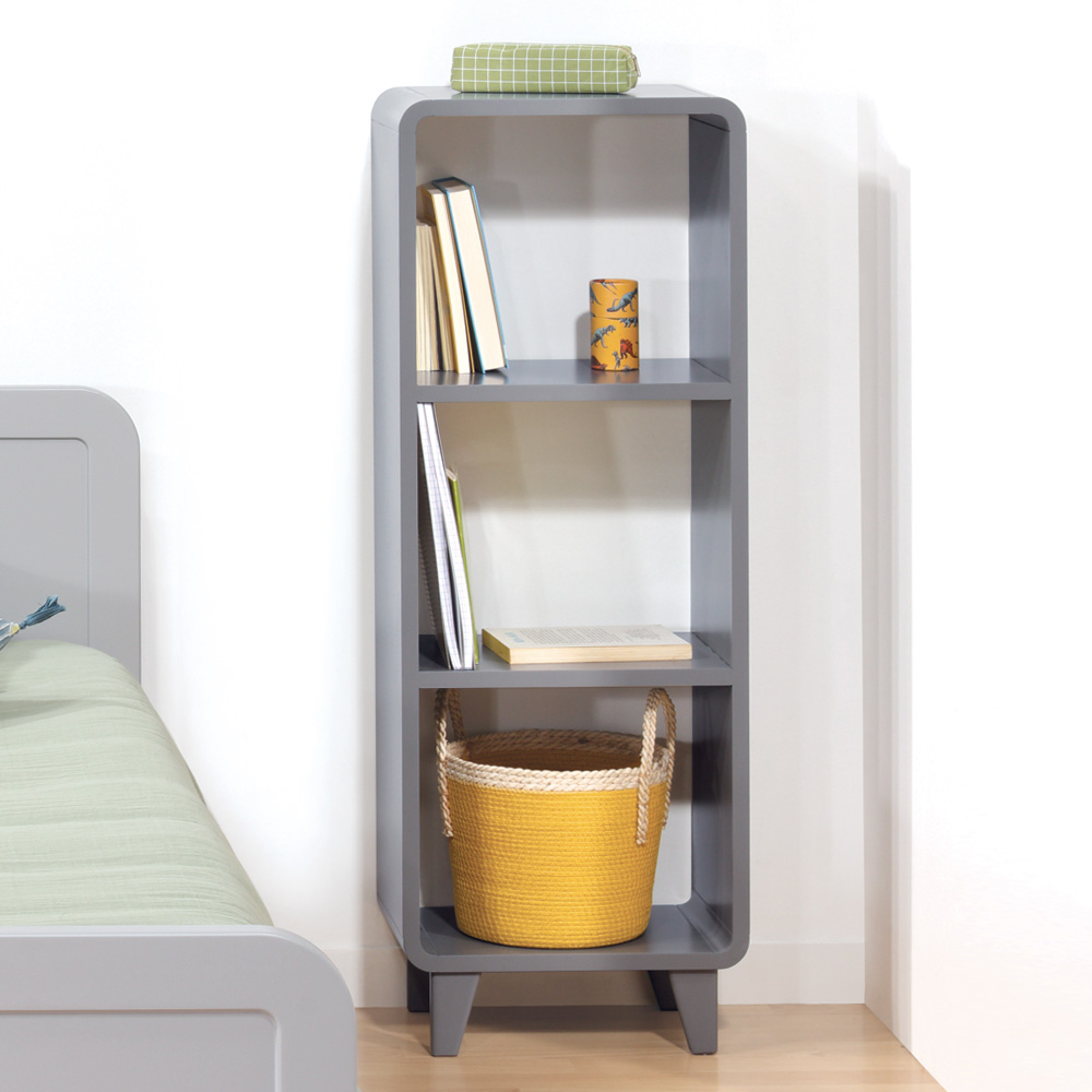 Colonne Millefeuille gris souris chambre enfant garçon