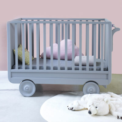 lit-roulotte-gris-chambre-bebe Lit Roulotte gris chambre bébé