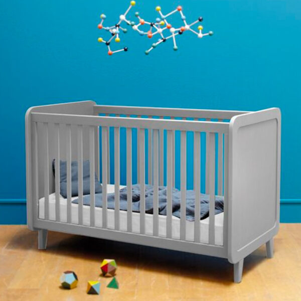 lit-accroche-coeur-gris-chambre-bebe-garcon Lit Accroche coeur gris chambre bébé garçon